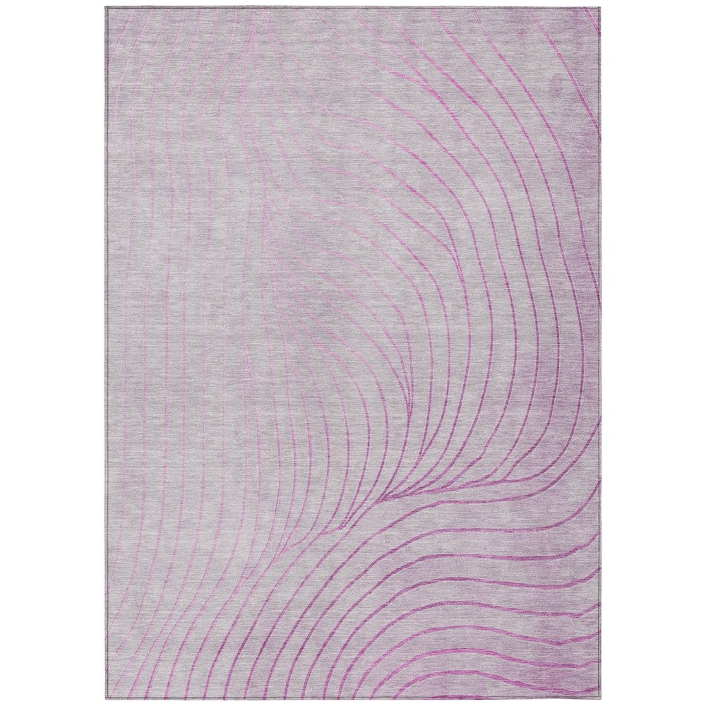 Machine Washable Indoor/Outdoor Chantille ACN2107 Blush 3' x 5' Rug