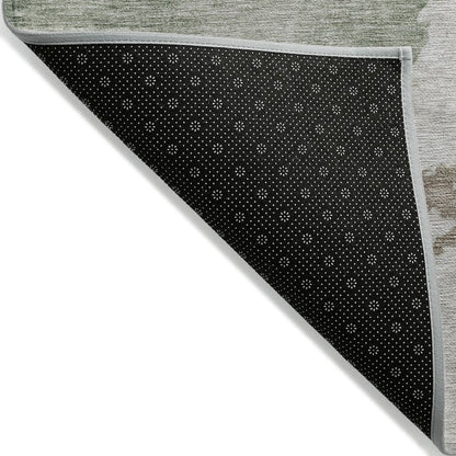 Machine Washable Indoor/Outdoor Chantille ACN2108 Aloe 2'3" x 7'6" Runner Rug