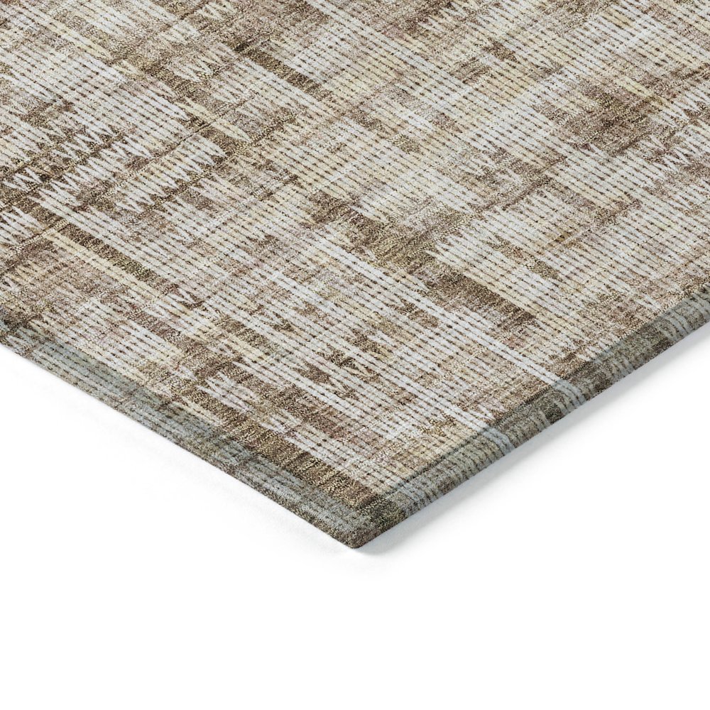 Machine Washable Indoor/Outdoor Chantille ACN2130 Brown 2'3" x 7'6" Runner Rug