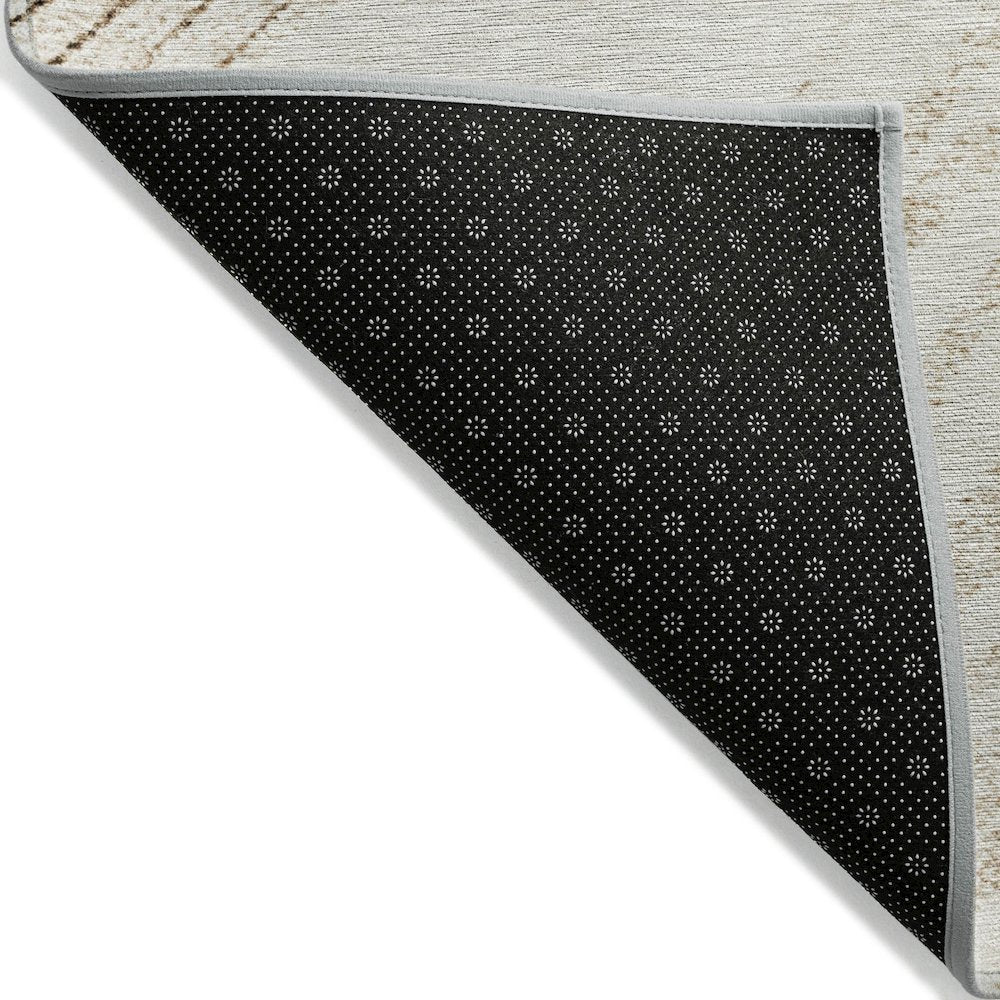 Machine Washable Indoor/Outdoor Chantille ACN2133 Brown 2'3" x 7'6" Runner Rug