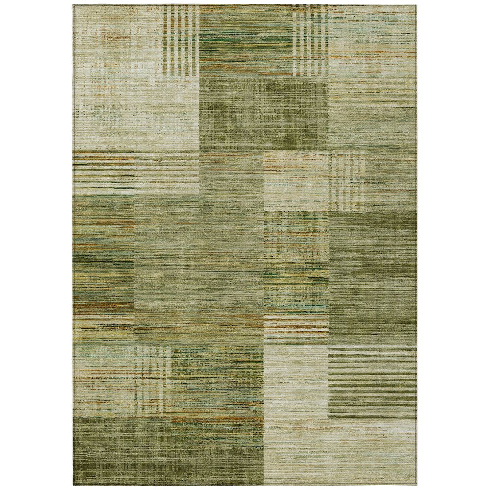 Machine Washable Indoor/Outdoor Chantille ACN2149 Aloe 3' x 5' Rug