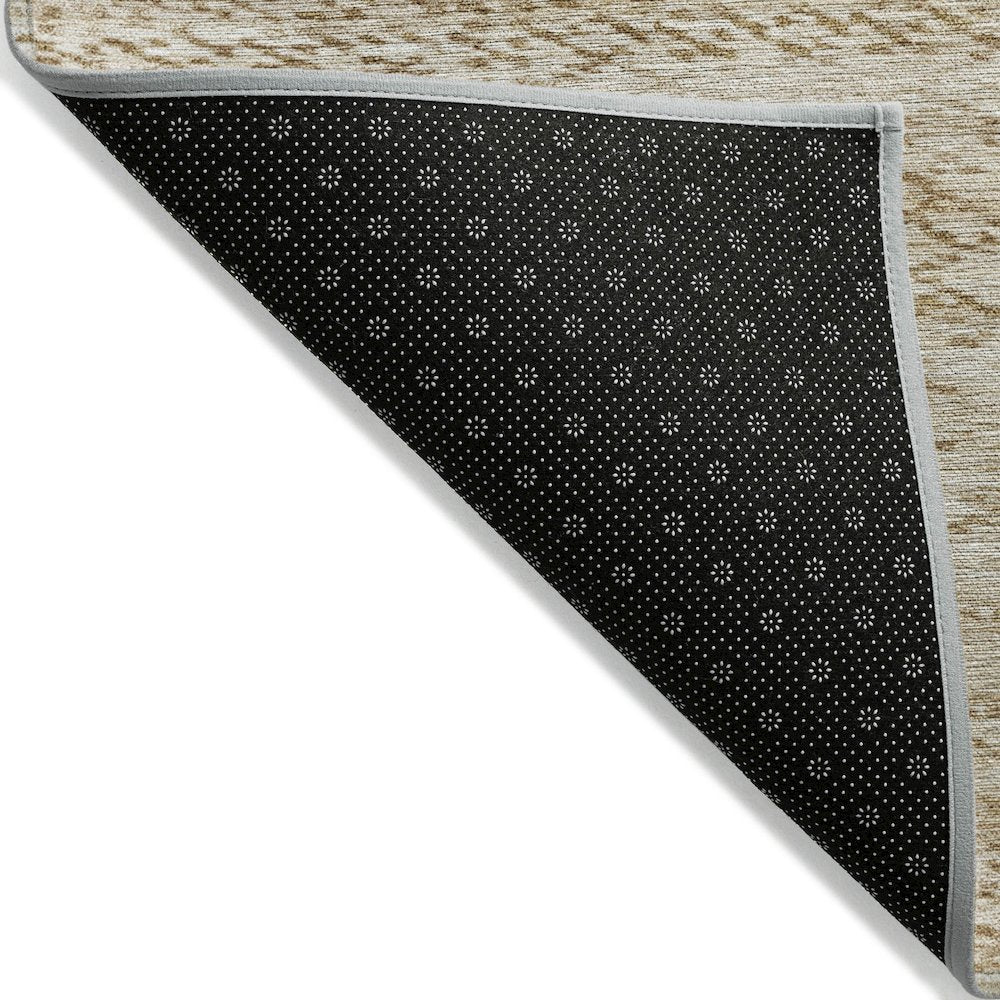 Machine Washable Indoor/Outdoor Chantille ACN2150 Beige 2'3" x 7'6" Runner Rug