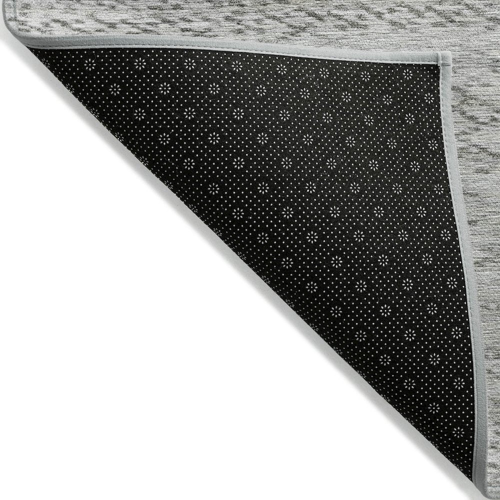 Machine Washable Indoor/Outdoor Chantille ACN2150 Gray 2'3" x 7'6" Runner Rug