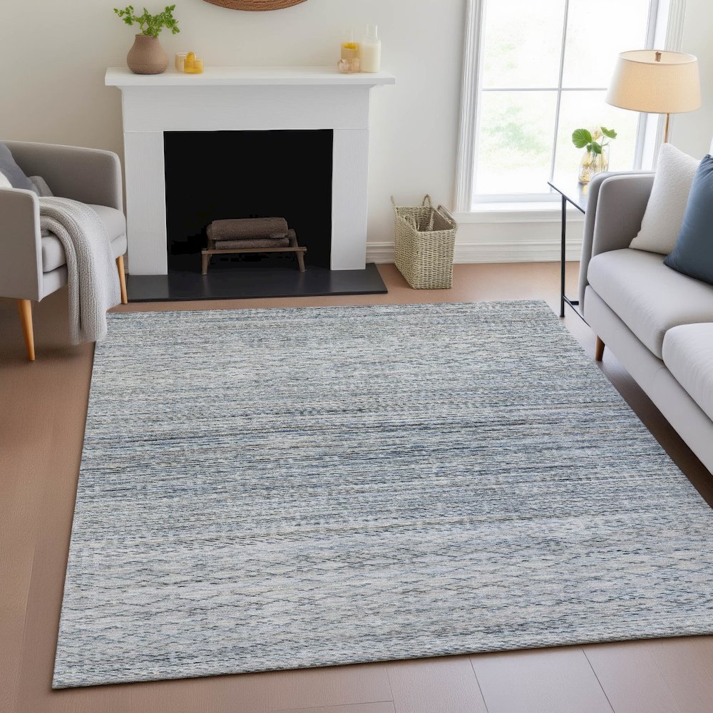 Machine Washable Indoor/Outdoor Chantille ACN2150 Linen 3' x 5' Rug