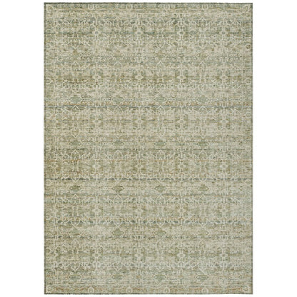 Machine Washable Indoor/Outdoor Chantille ACN2152 Sage 3' x 5' Rug