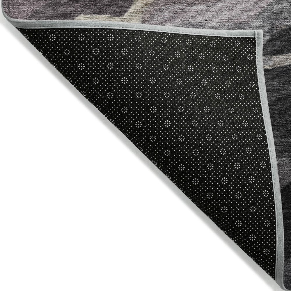 Machine Washable Indoor/Outdoor Chantille ACN2162 Granite 2'3" x 7'6" Runner Rug