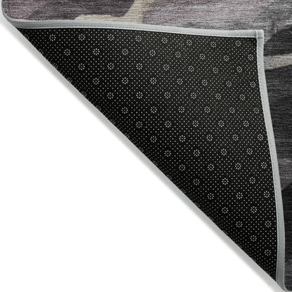 Machine Washable Indoor/Outdoor Chantille ACN2162 Granite 2'3" x 7'6" Runner Rug