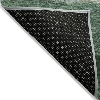 Machine Washable Indoor/Outdoor Chantille ACN2169 Fern 2'3" x 7'6" Runner Rug