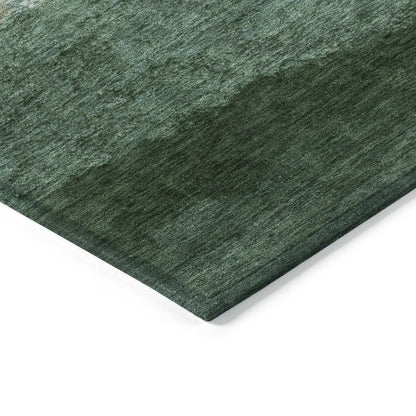 Machine Washable Indoor/Outdoor Chantille ACN2169 Fern 2'3" x 7'6" Runner Rug