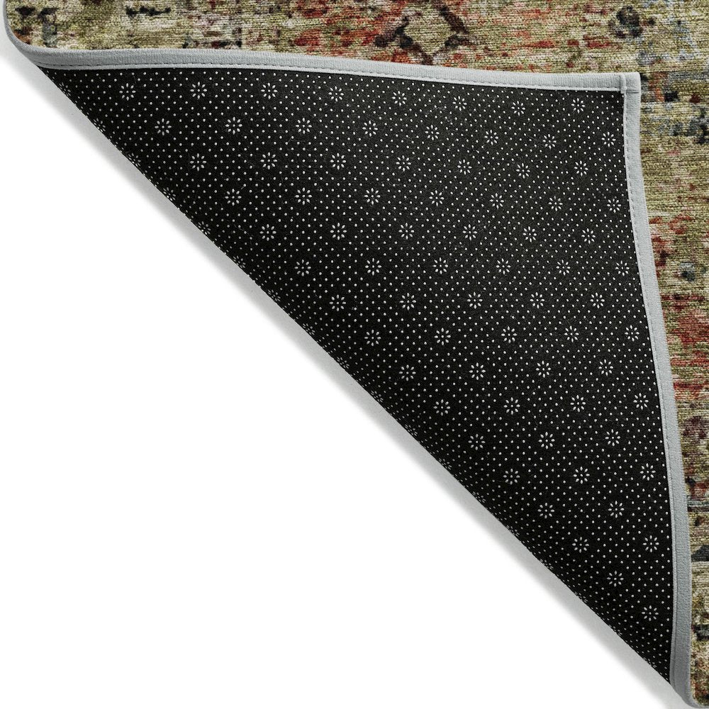 Machine Washable Indoor/Outdoor Chantille ACN2170 Terracotta 2'3"x7'6"Runner Rug
