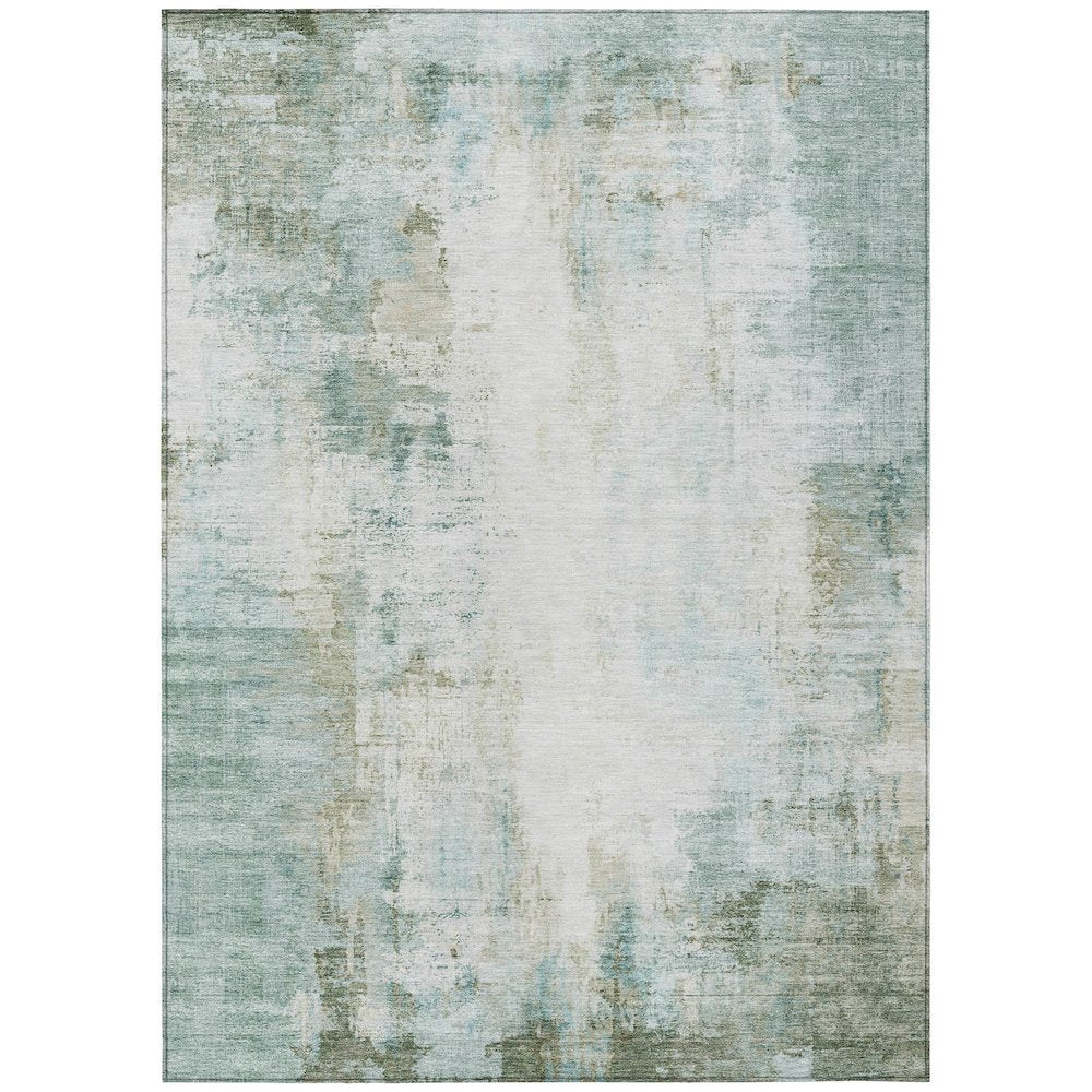 Machine Washable Indoor/Outdoor Chantille ACN2171 Sage 3' x 5' Rug
