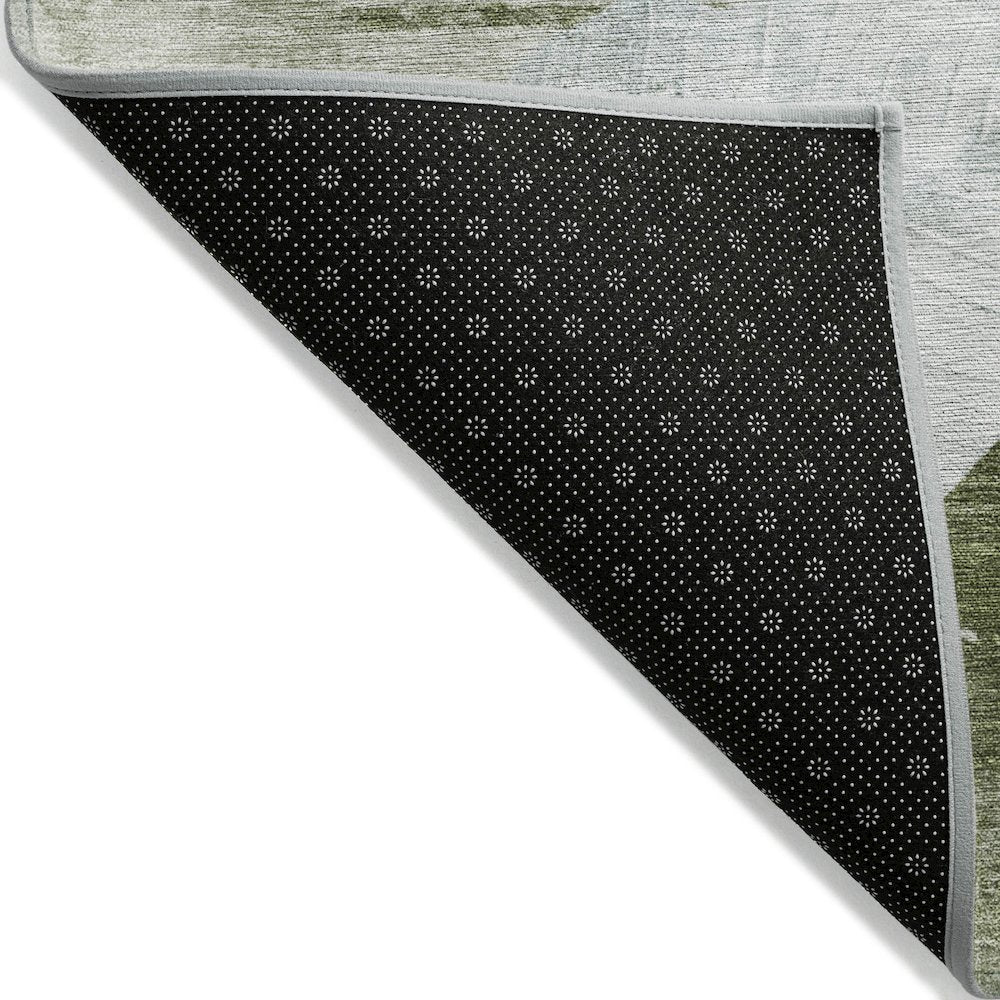 Machine Washable Indoor/Outdoor Chantille ACN2172 Aloe 2'3" x 7'6" Runner Rug
