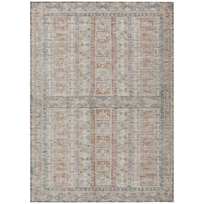 Machine Washable Indoor/Outdoor Chantille ACN2173 Beige 3' x 5' Rug