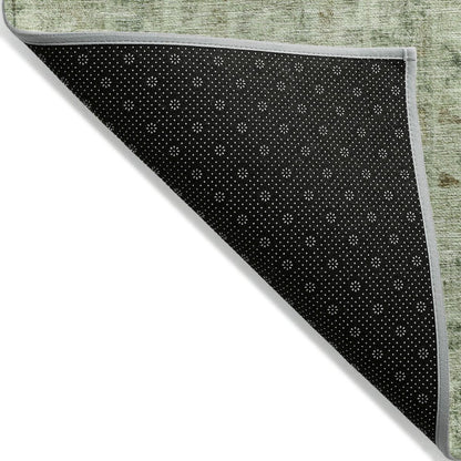 Machine Washable Indoor/Outdoor Chantille ACN2173 Sage 2'3" x 7'6" Runner Rug