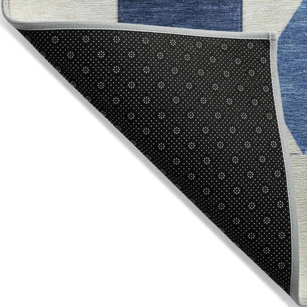 Machine Washable Indoor/Outdoor Chantille ACN2181 Blue 2'3" x 7'6" Runner Rug