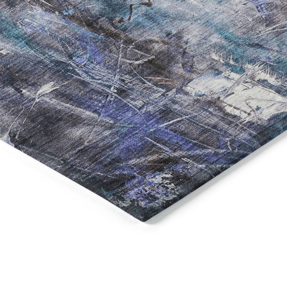 Machine Washable Indoor/Outdoor Chantille ACN2202 Lavender 2'3"x7'6" Runner Rug