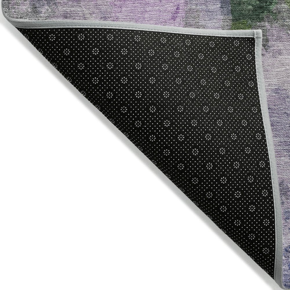 Machine Washable Indoor/Outdoor Chantille ACN2204 Lavender 2'3"x7'6" Runner Rug