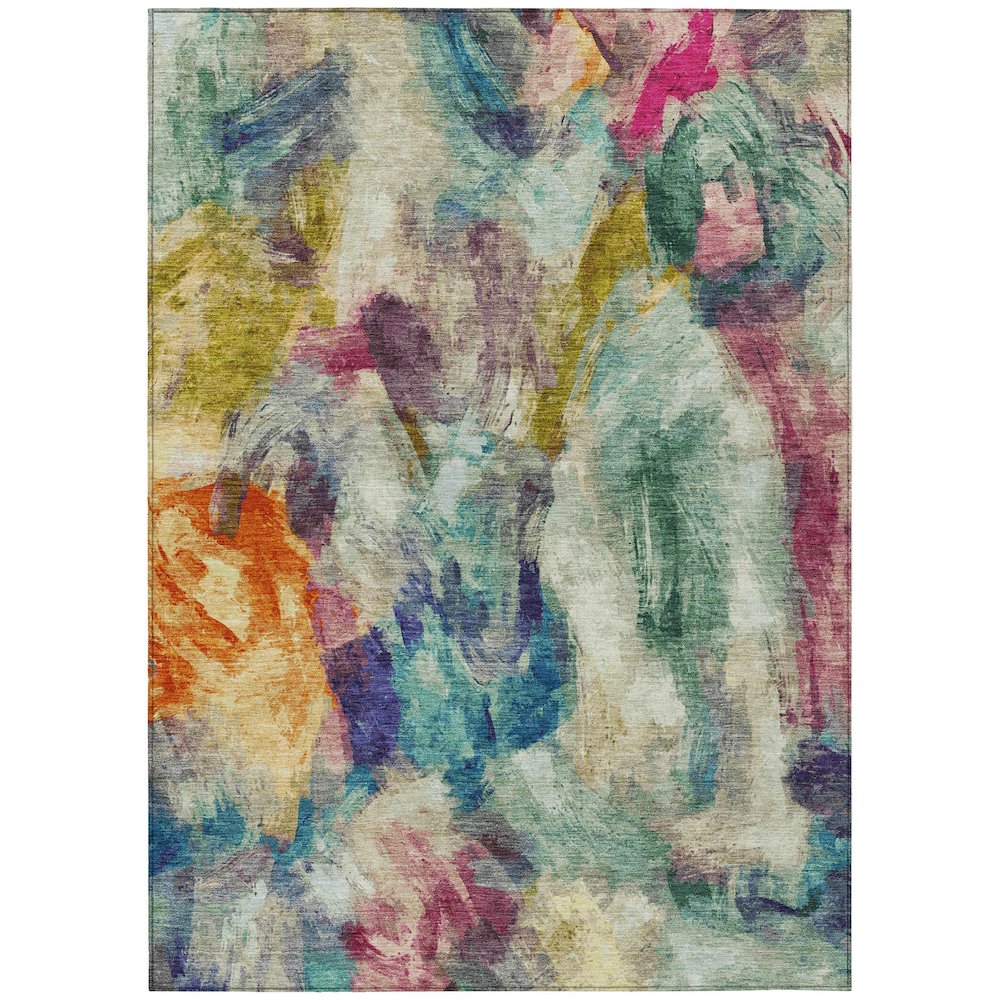 Machine Washable Indoor/Outdoor Chantille ACN2204 Sage 3' x 5' Rug