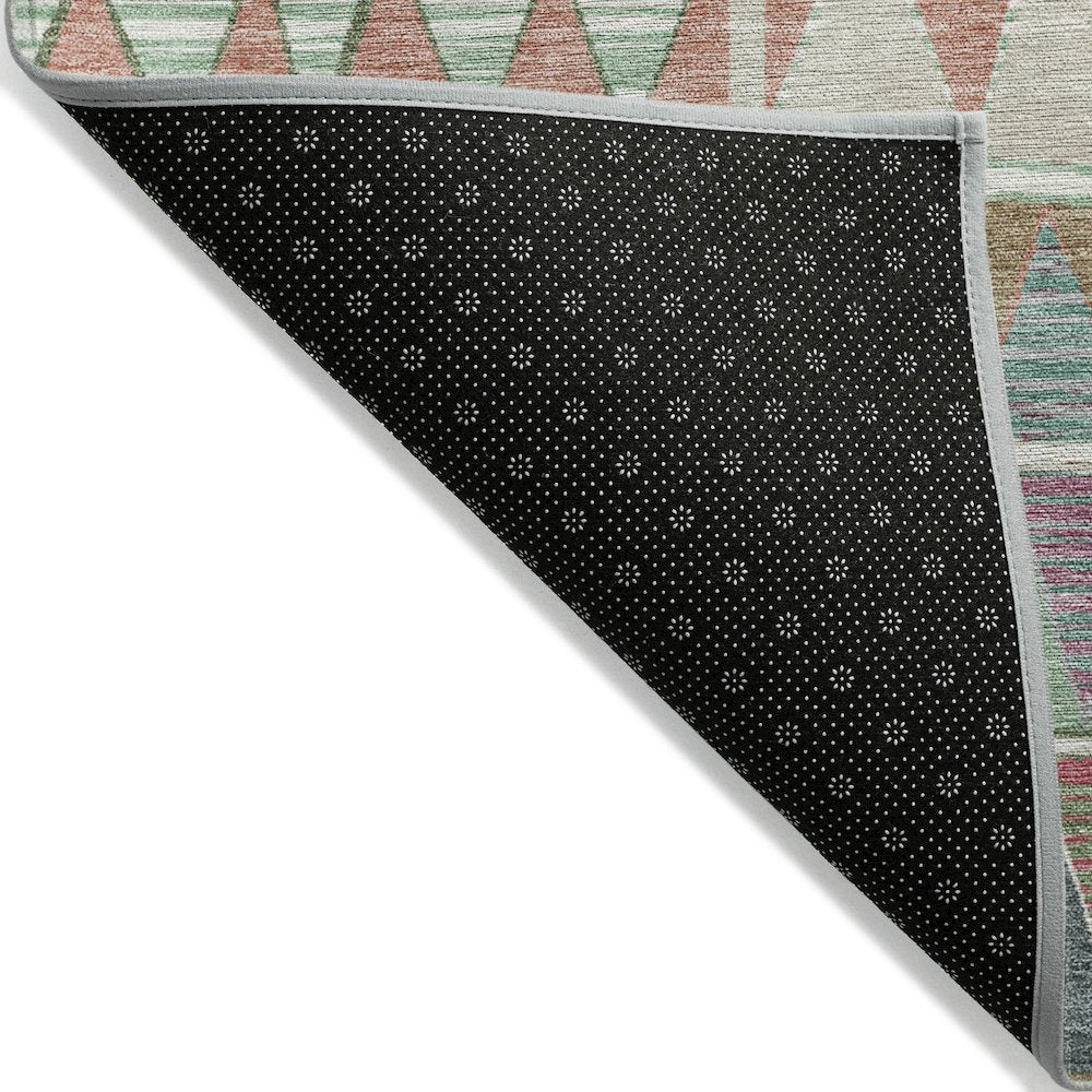 Machine Washable Indoor/Outdoor Chantille ACN2205 Salmon 2'3" x 7'6" Runner Rug