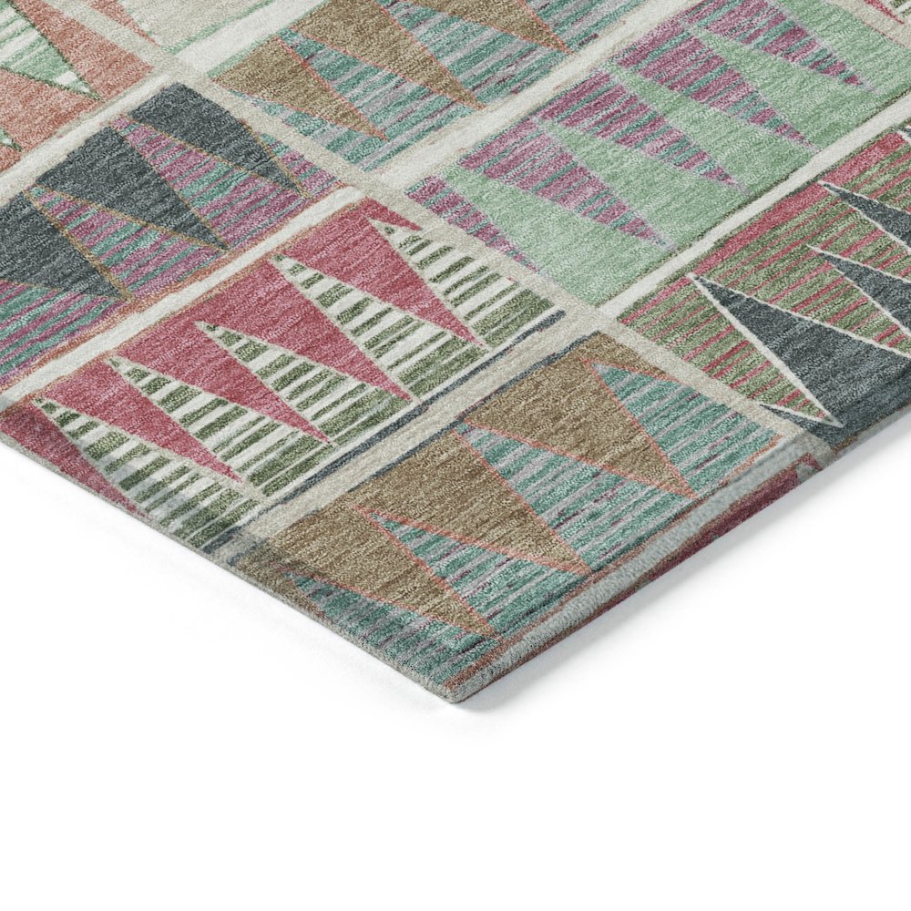 Machine Washable Indoor/Outdoor Chantille ACN2205 Salmon 2'3" x 7'6" Runner Rug