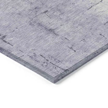 Machine Washable Indoor/Outdoor Chantille ACN2215 Lavender 2'3"x7'6" Runner Rug