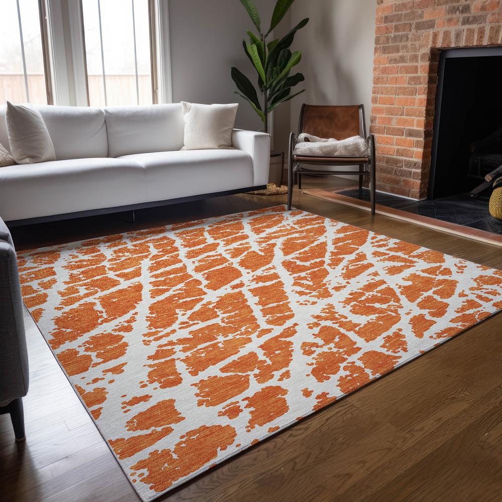 Chantille ACN501 Orange 3' x 5' Rug