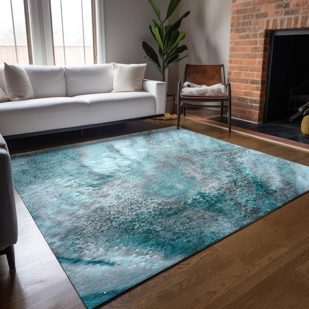 Chantille ACN505 Teal 3' x 5' Rug