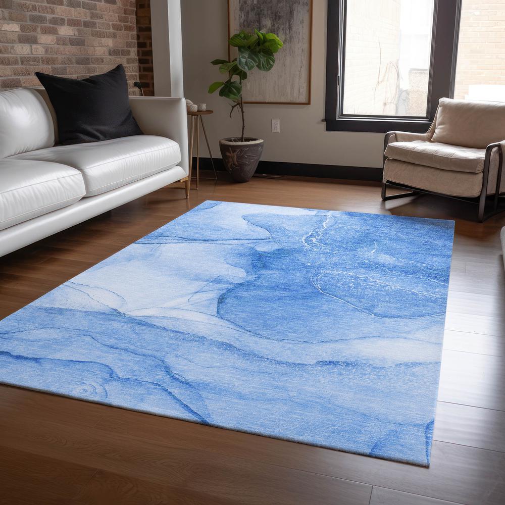 Chantille ACN507 Blue 3' x 5' Rug