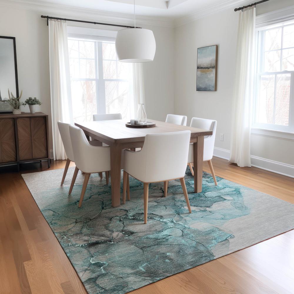 Chantille ACN520 Teal 3' x 5' Rug