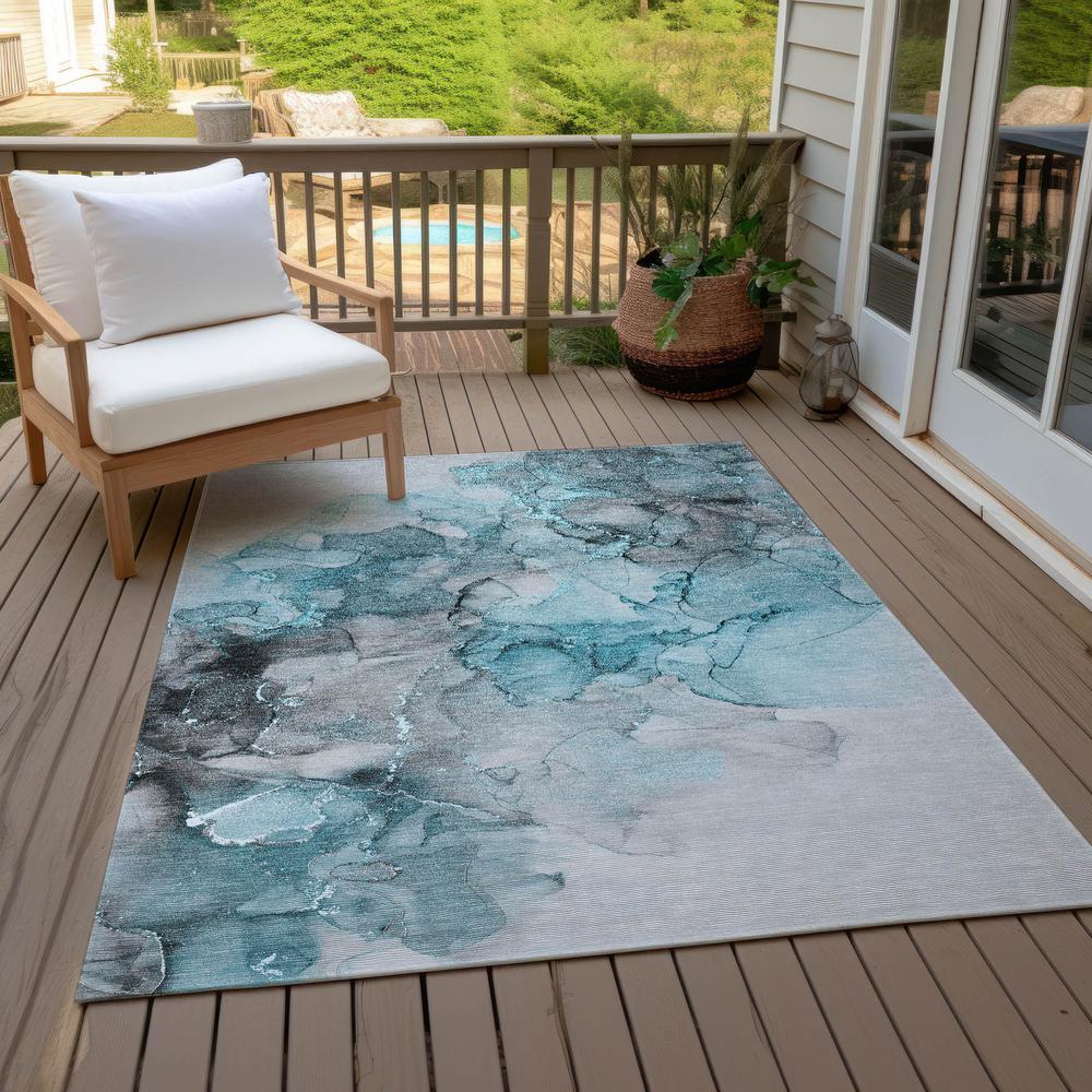 Chantille ACN520 Teal 3' x 5' Rug