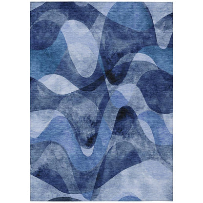 Chantille ACN536 Blue 3' x 5' Rug