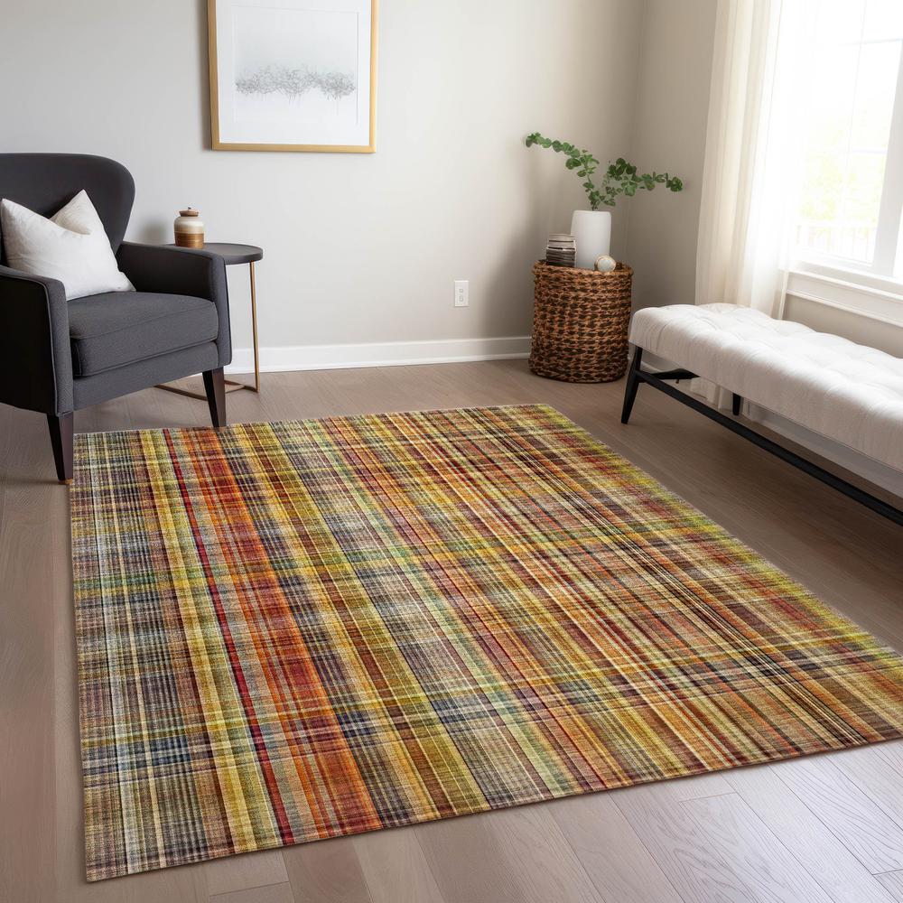 Chantille ACN541 Orange 3' x 5' Rug