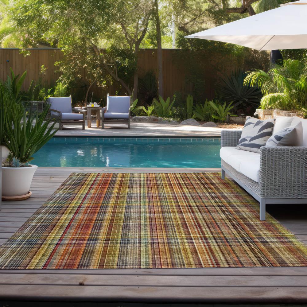 Chantille ACN541 Orange 3' x 5' Rug