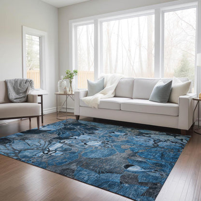 Chantille ACN558 Blue 3' x 5' Rug