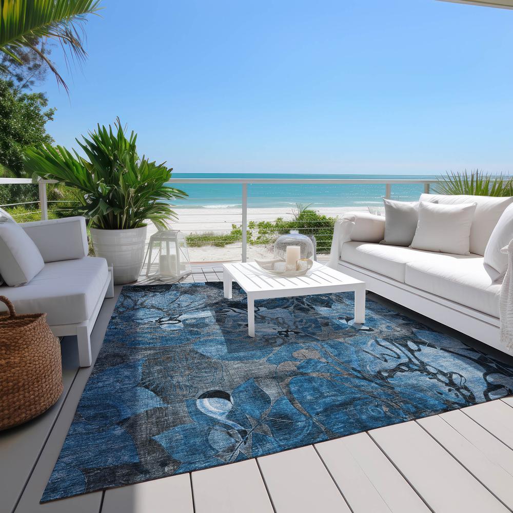 Chantille ACN558 Blue 3' x 5' Rug