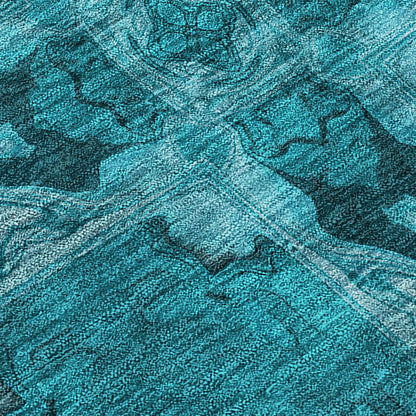 Chantille ACN564 Teal 2'3" x 7'6" Rug