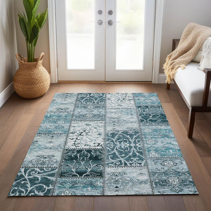Chantille ACN566 Teal 3' x 5' Rug