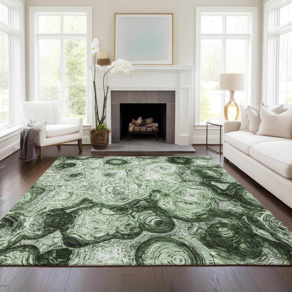 Chantille ACN579 Green 3' x 5' Rug