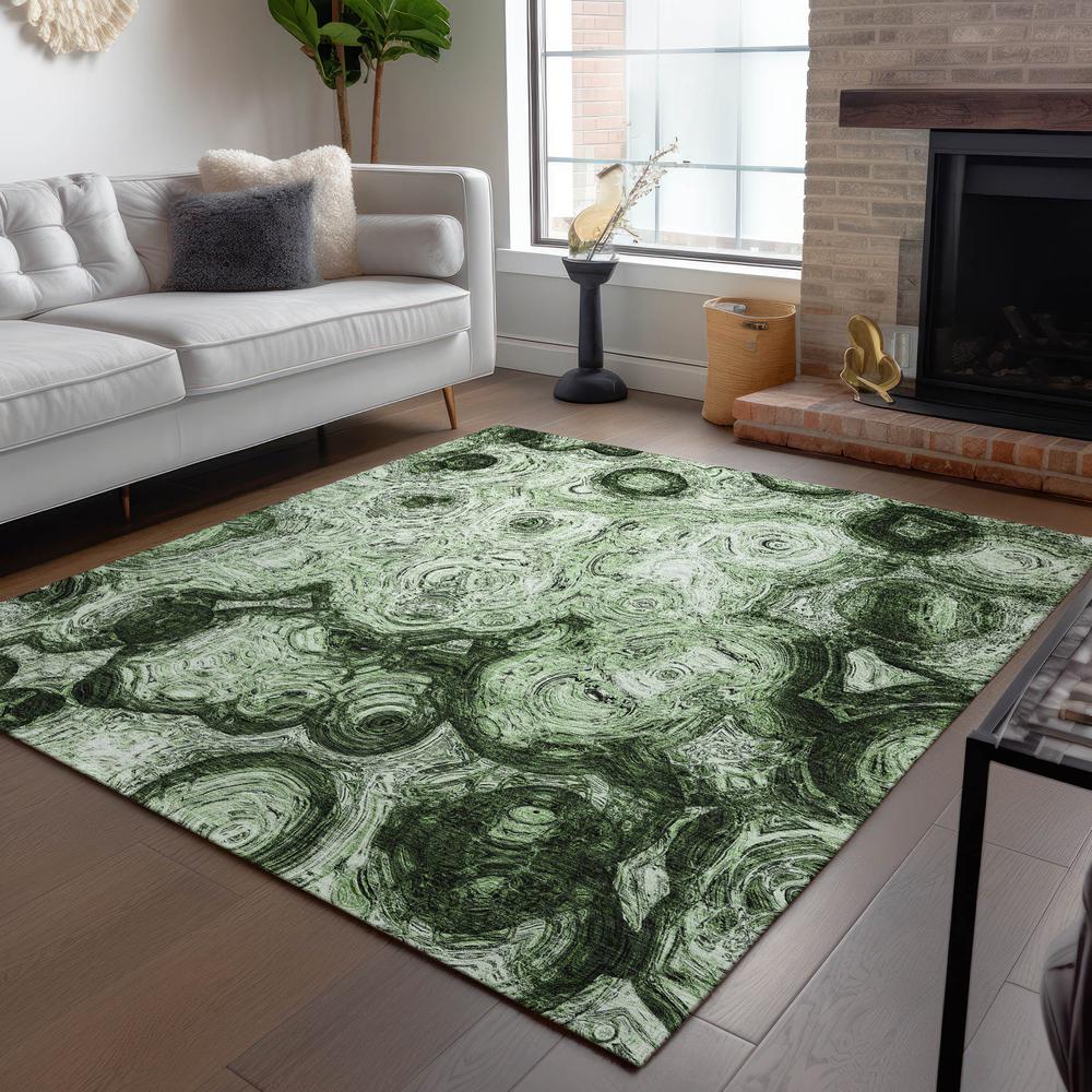 Chantille ACN579 Green 3' x 5' Rug
