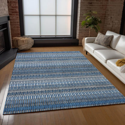 Chantille ACN589 Blue 3' x 5' Rug