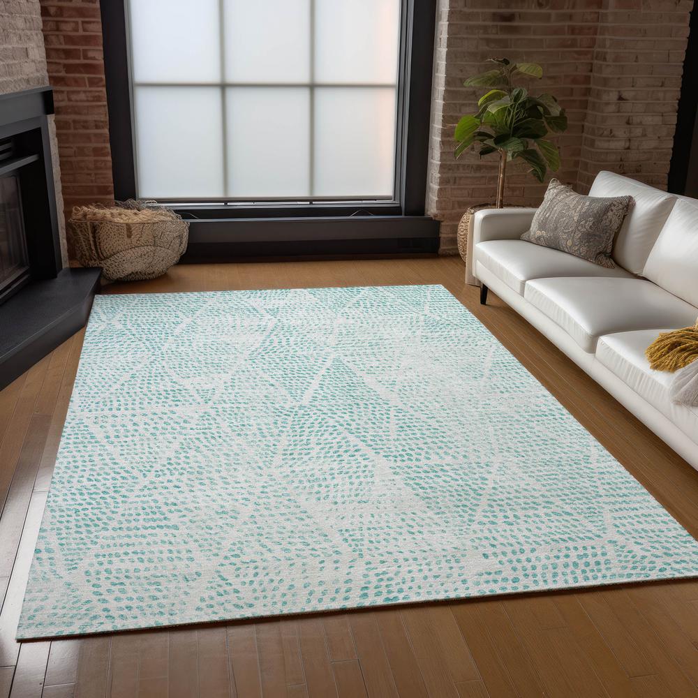 Chantille ACN591 Teal 3' x 5' Rug
