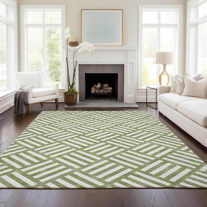 Chantille ACN620 Green 3' x 5' Rug
