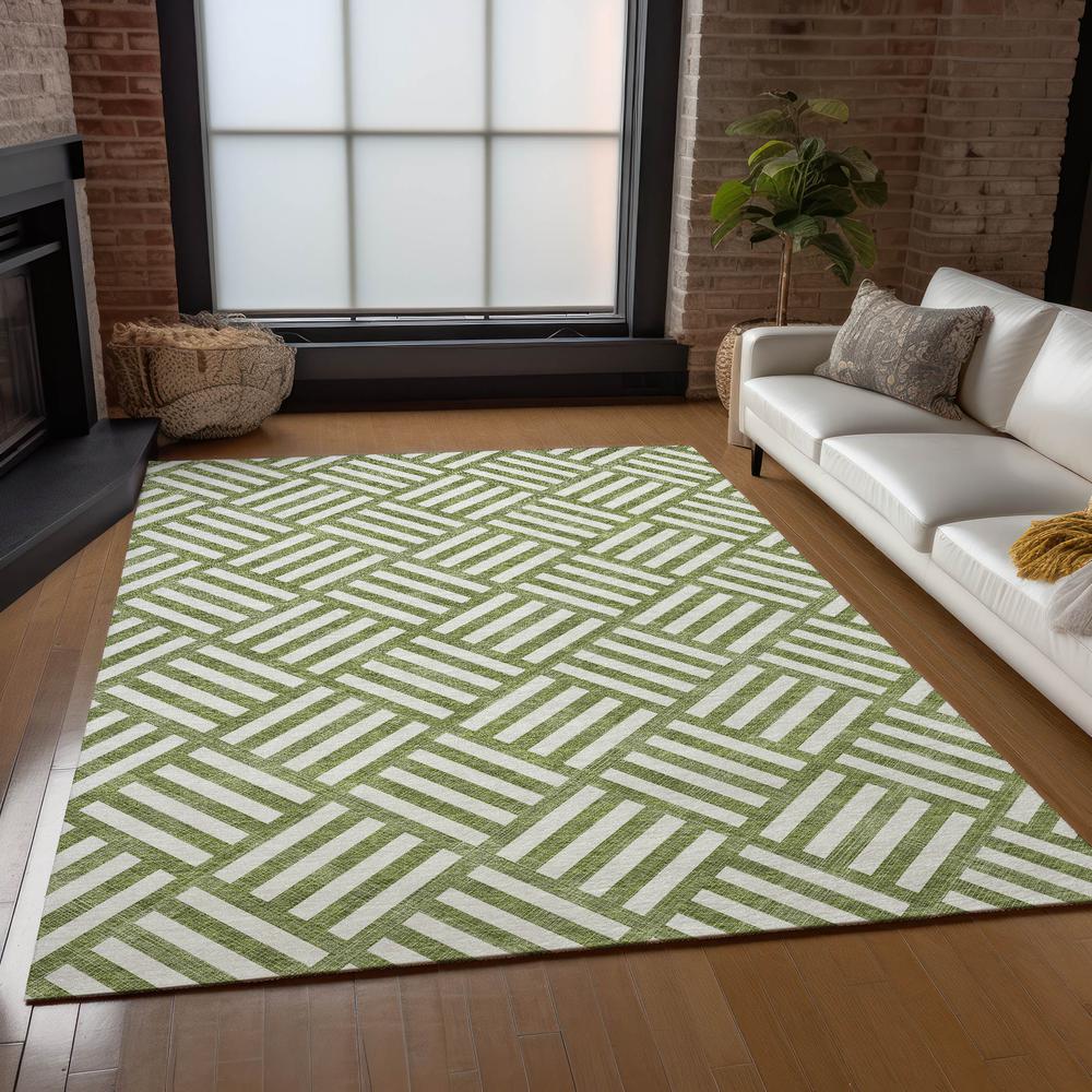 Chantille ACN620 Green 3' x 5' Rug
