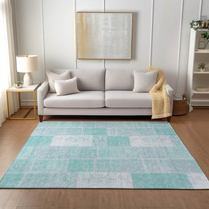 Chantille ACN631 Teal 3' x 5' Rug