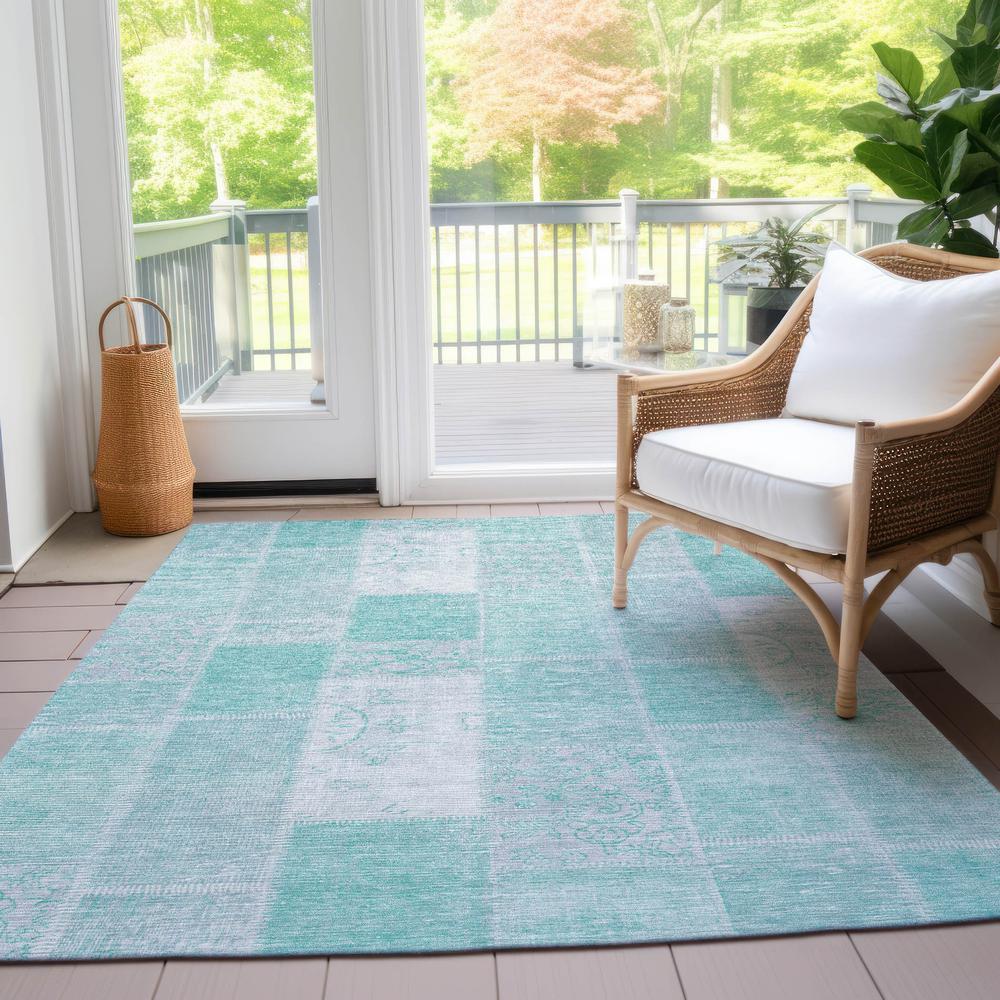 Chantille ACN631 Teal 3' x 5' Rug
