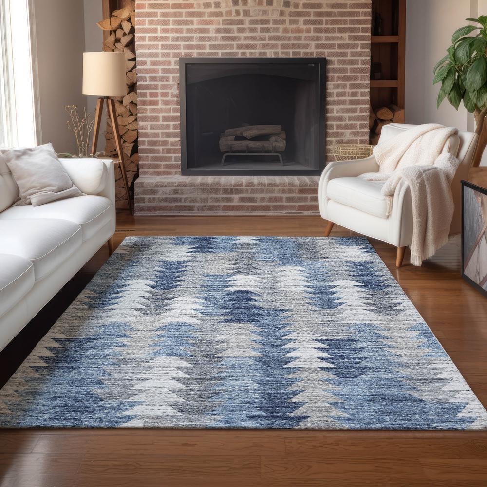 Chantille ACN632 Blue 3' x 5' Rug