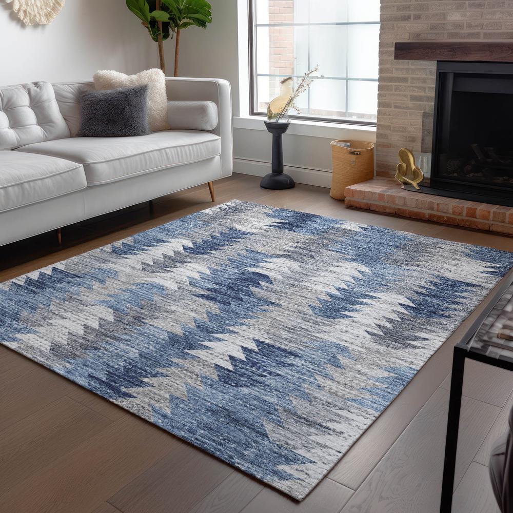 Chantille ACN632 Blue 3' x 5' Rug
