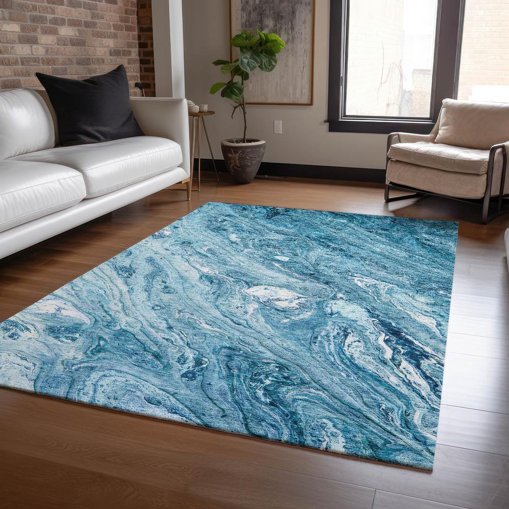 Chantille ACN640 Blue 3' x 5' Rug