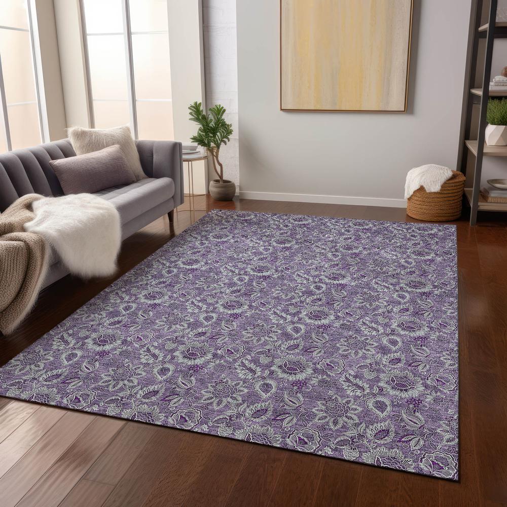 Chantille ACN661 Purple 3' x 5' Rug