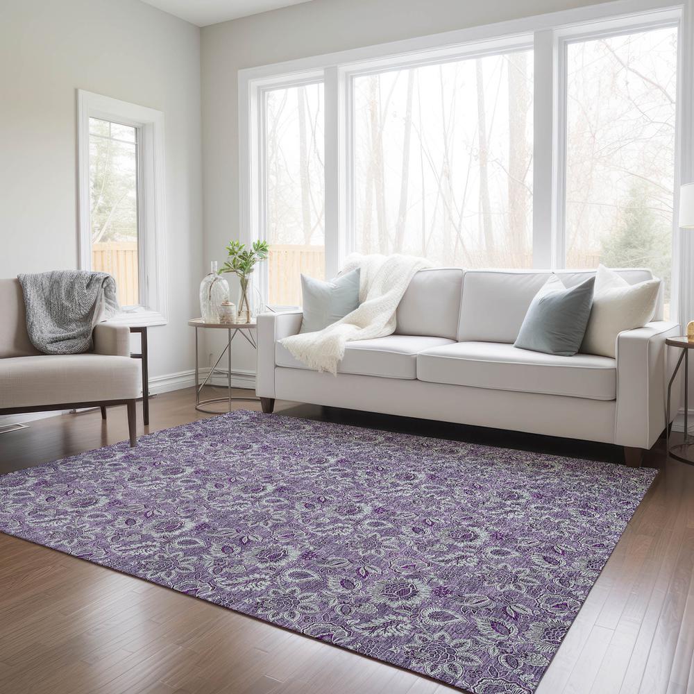 Chantille ACN661 Purple 3' x 5' Rug